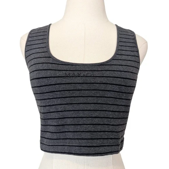 Free With Purchase Vintage Max & Co. Cropped Tank Top Striped - Picture 1 of 10